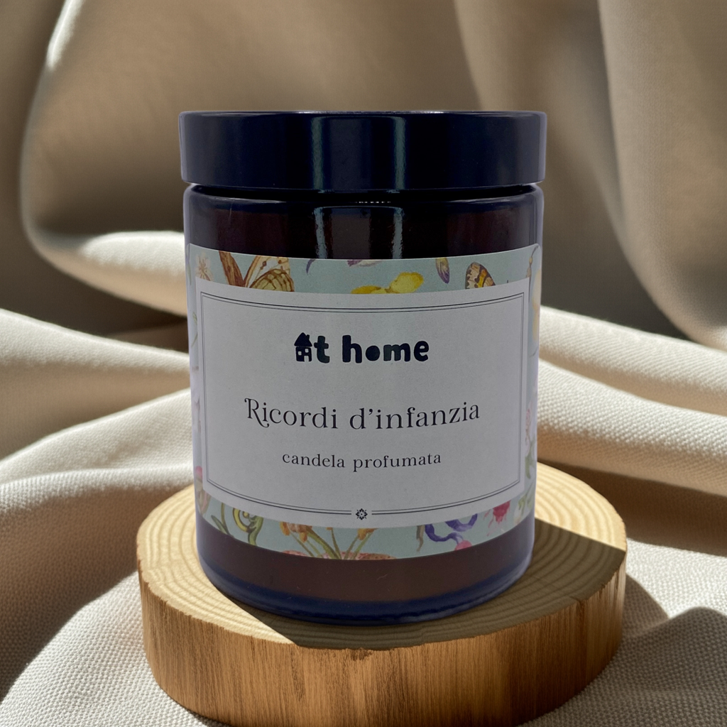 Candela Artigianale in Cera Naturale – Ricordi d'Infanzia