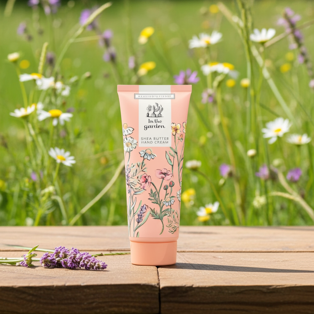 Crema mani vegana al rabarbaro - In The Garden 100 ml