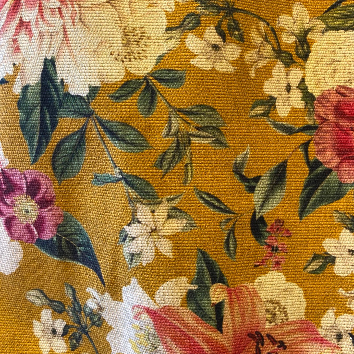 Borsa shopper grande Vintage Garden in cotone