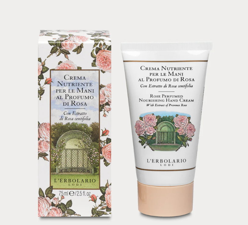 L'Erbolario - Crema mani nutriente alla rosa centifolia 75ml
