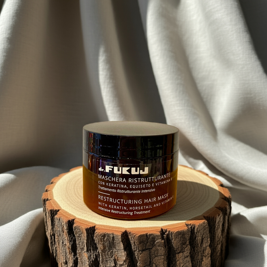 dr. FUKUJ -  Maschera Ristrutturante con Keratina, Equiseto e Vitamina E 250 ml