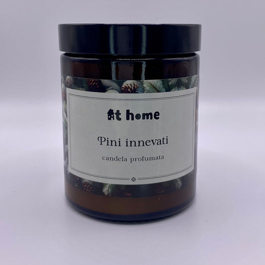 Natural Wax Handmade Candle – Snowy Pines