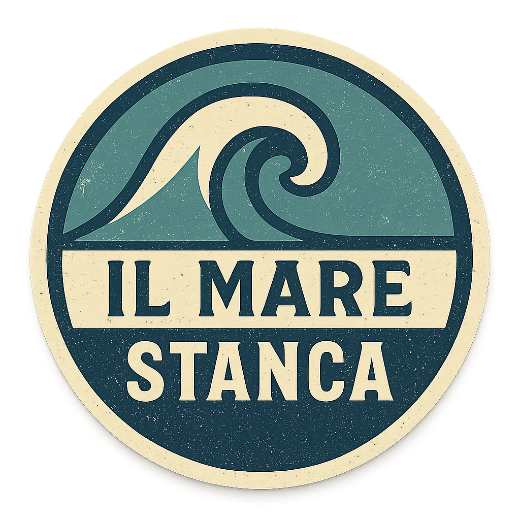 Il mare stanca: onda - adesivo