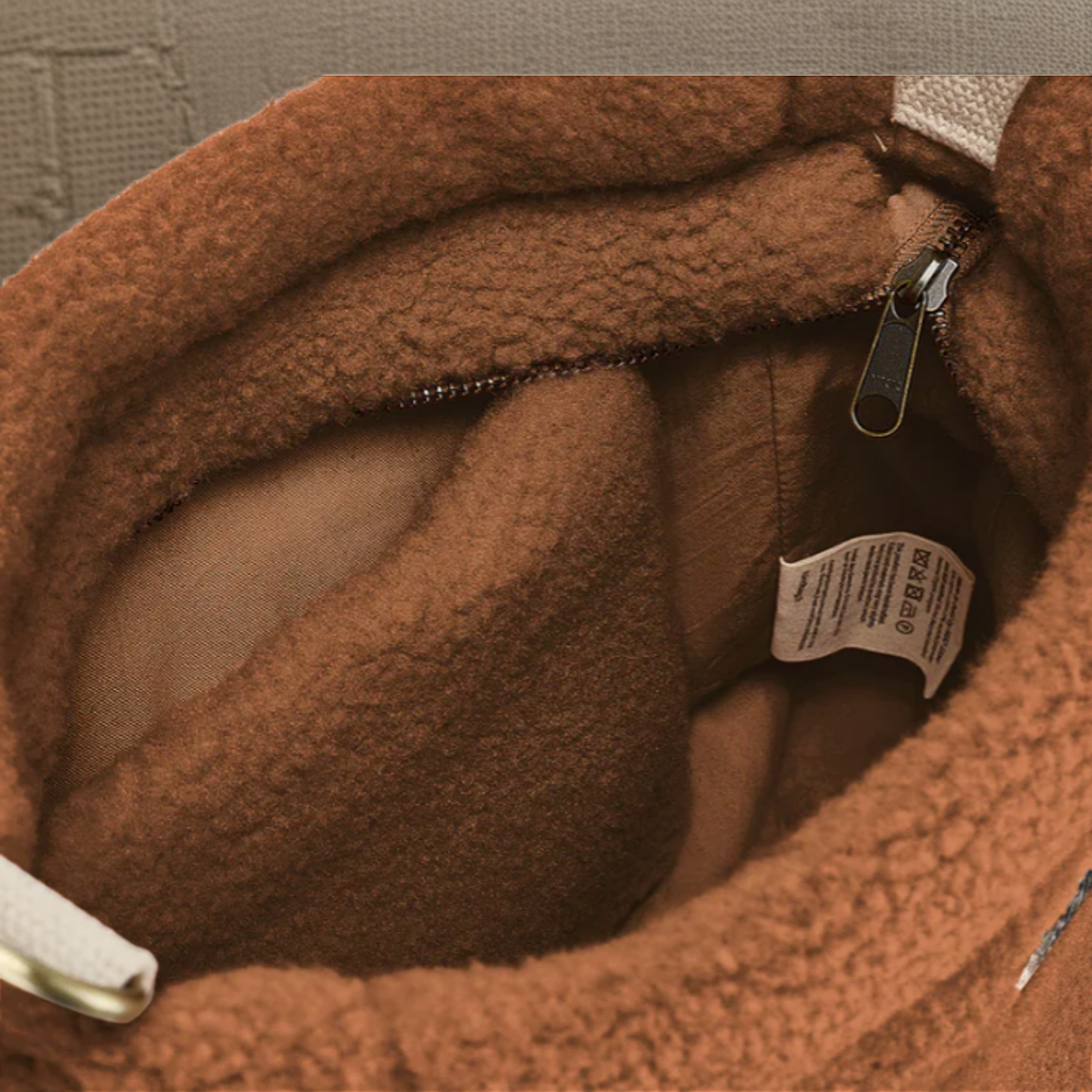 Borsa tracolla teddy - marrone