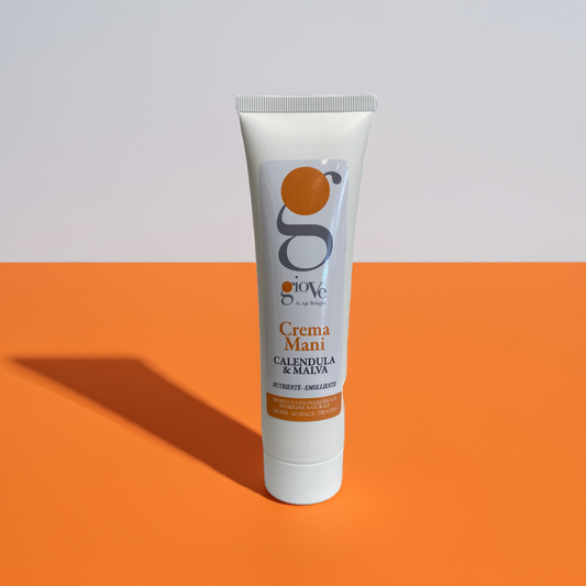 Giove Officinali - Crema Mani alla Calendula e Malva 100 ml per nutrimento e protezione quotidiana