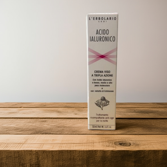 L'Erbolario - Acido Ialuronico Crema Viso a Tripla Azione Notte 50 ml